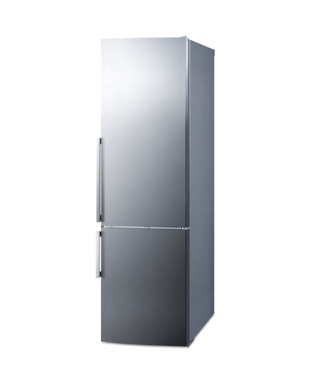 SUMMIT 24 in. Counter-Depth Bottom Freezer Refrigerator in Stainless Steel (FFBF246SS) 