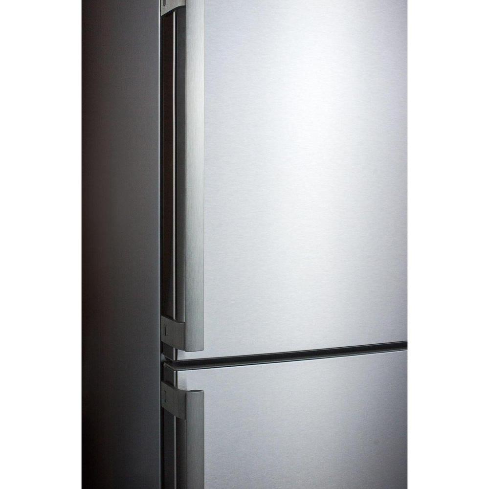 SUMMIT 24 in. Counter-Depth Bottom Freezer Refrigerator in Stainless Steel (FFBF246SS) 