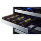 SUMMIT 24 in. Dual-Zone Wine Cellar and 2-Drawer All-Refrigerator (SWCDAR24) 