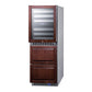 SUMMIT 24 in. Dual-Zone Wine Cellar and 2-Drawer All-Refrigerator (SWCDAR24) Panel Ready