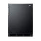 SUMMIT 24 in. Freestanding All-Refrigerator (FF63B) front, closed.