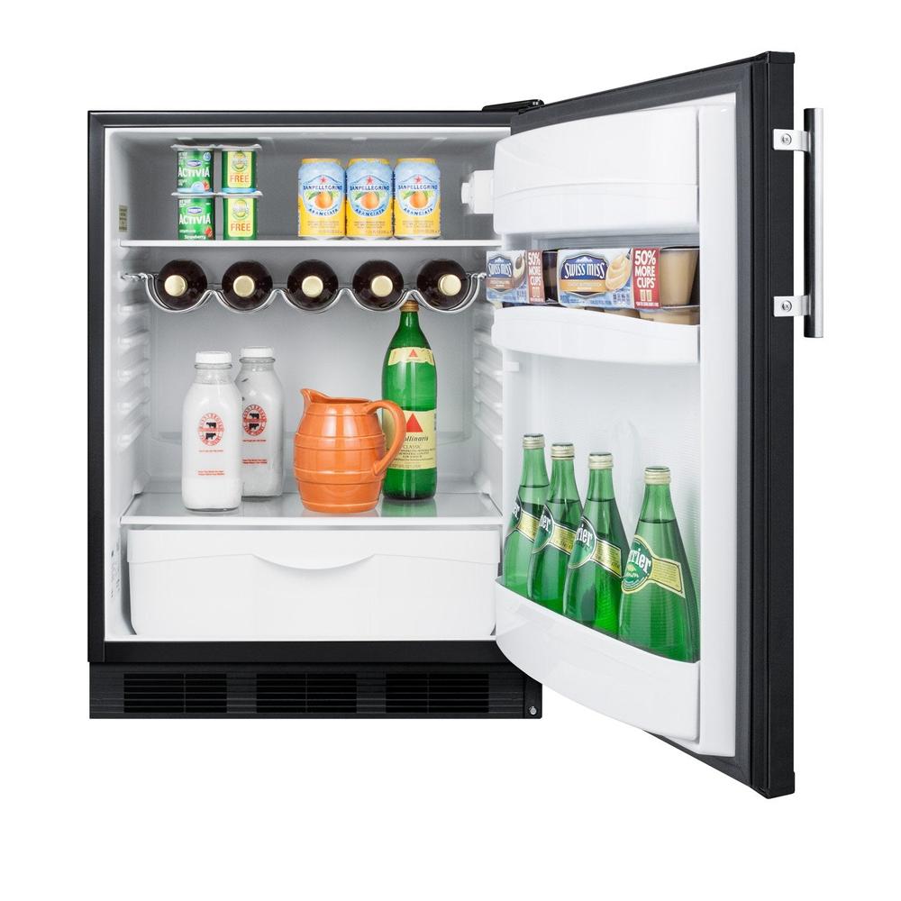 SUMMIT 24 in. Freestanding All-Refrigerator (FF63B) 