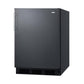 SUMMIT 24 in. Freestanding All-Refrigerator (FF63B) Black
