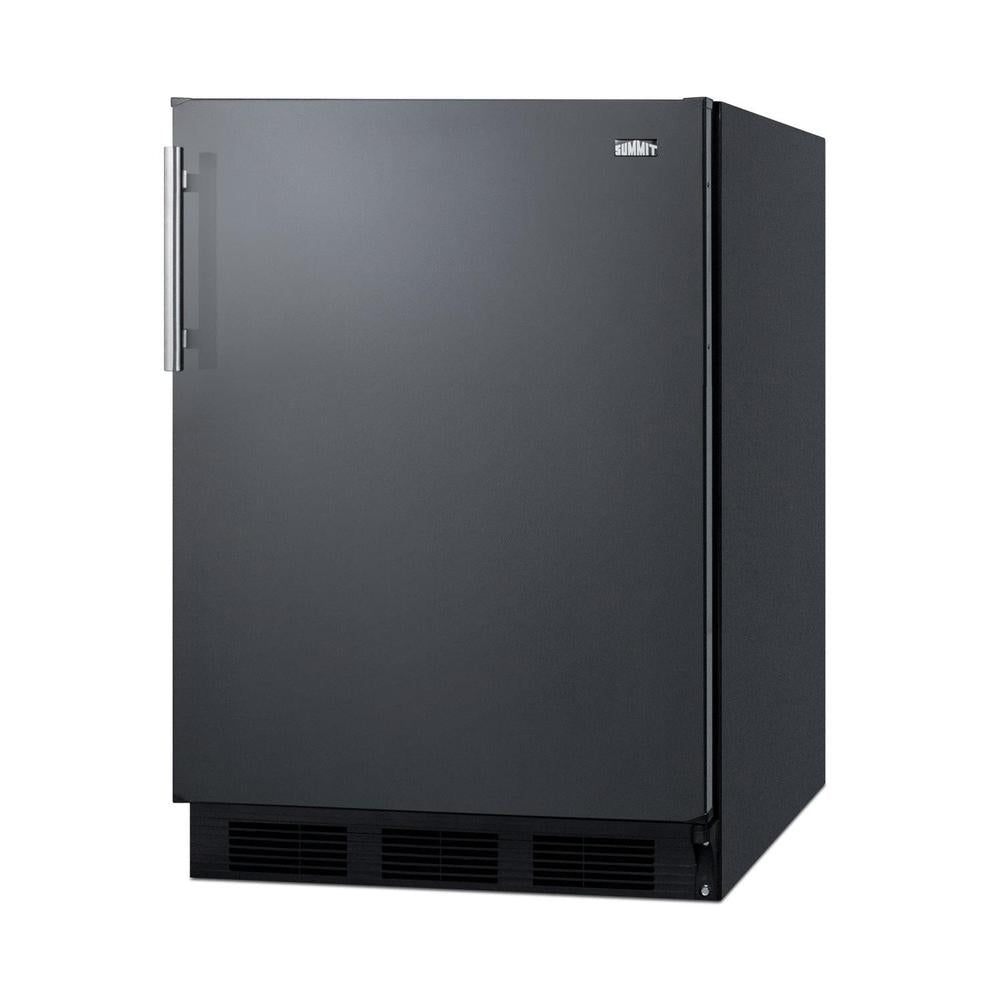 SUMMIT 24 in. Freestanding All-Refrigerator (FF63B) Black