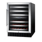 SUMMIT 24 in. Undercounter Built-In Wine Cellar (SWC530BLBIST) 