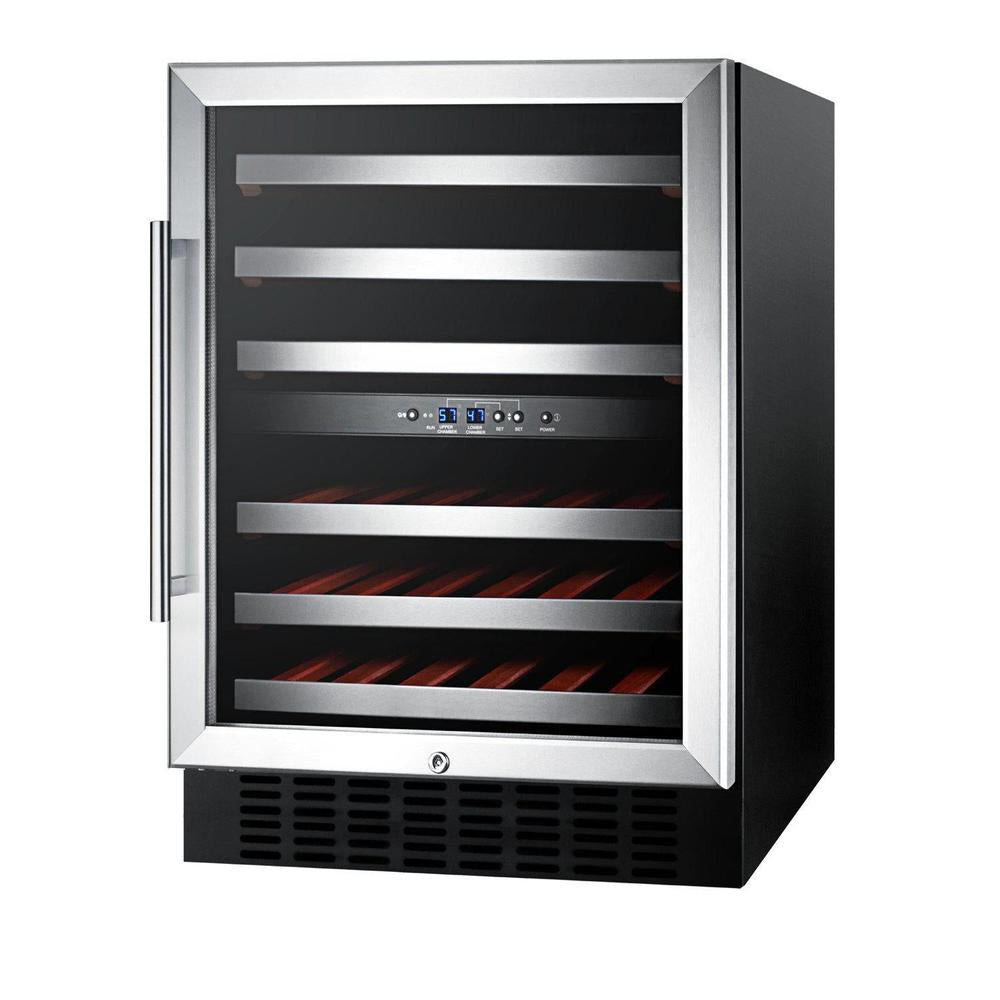 SUMMIT 24 in. Undercounter Built-In Wine Cellar (SWC530BLBIST) 
