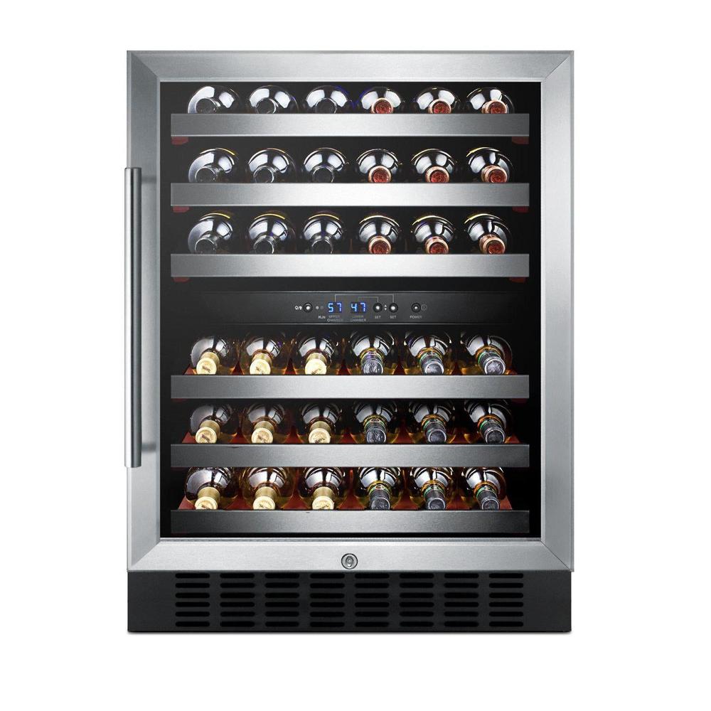 SUMMIT 24 in. Undercounter Built-In Wine Cellar (SWC530BLBIST) 