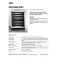 SUMMIT 24 in. Undercounter Built-In Wine Cellar (SWC530BLBIST) 