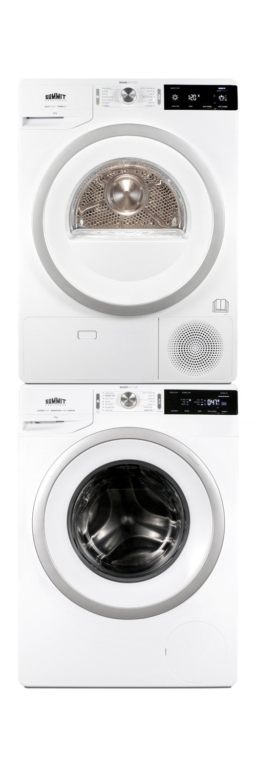 SUMMIT 24 in. Washer/Heat Pump Dryer Combination (SLS24W3P) 