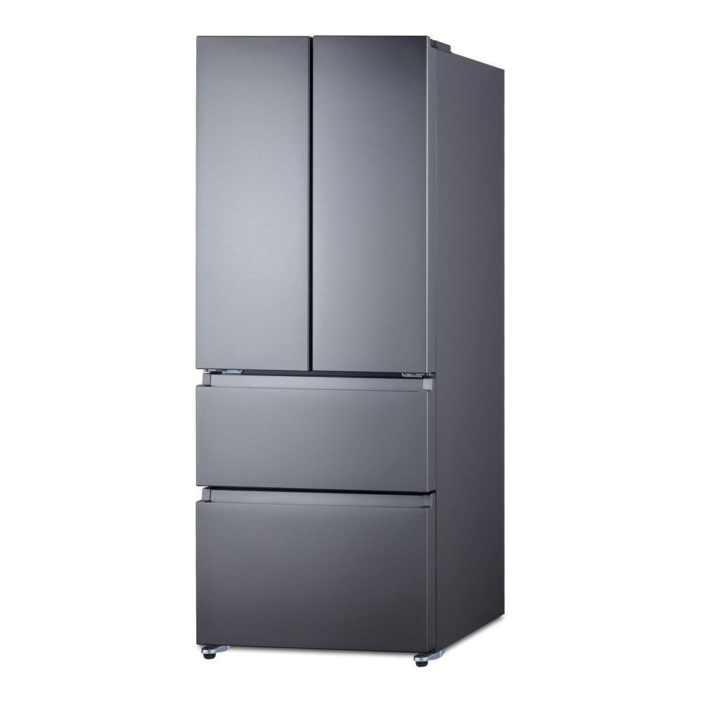 SUMMIT 27.5 in. Counter-Depth French Door Refrigerator-Freezer (FDRD152PL) 