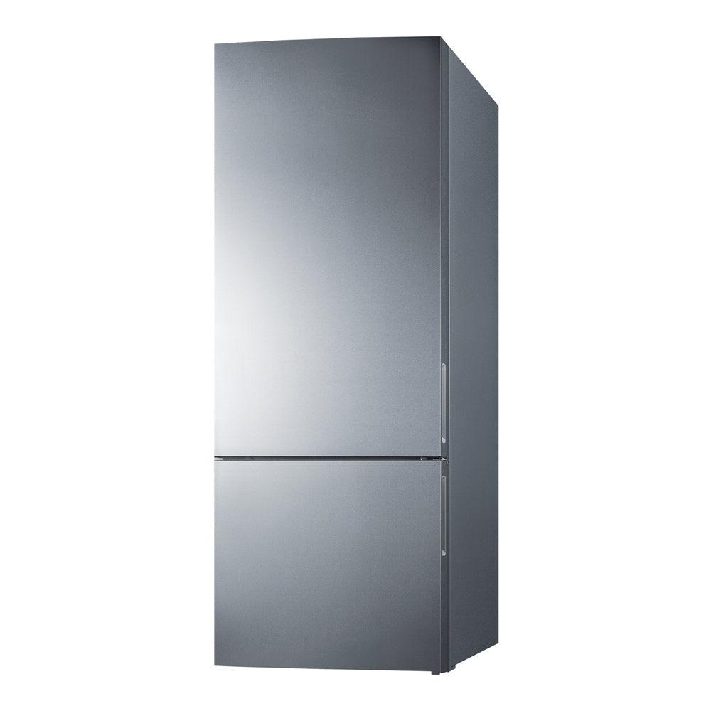SUMMIT 28 in. Bottom Freezer Refrigerator in Stainless Steel (FFBF279SS) 
