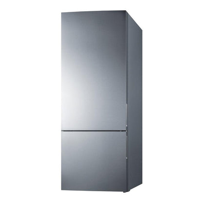 SUMMIT 28 in. Bottom Freezer Refrigerator in Stainless Steel (FFBF279SS) 
