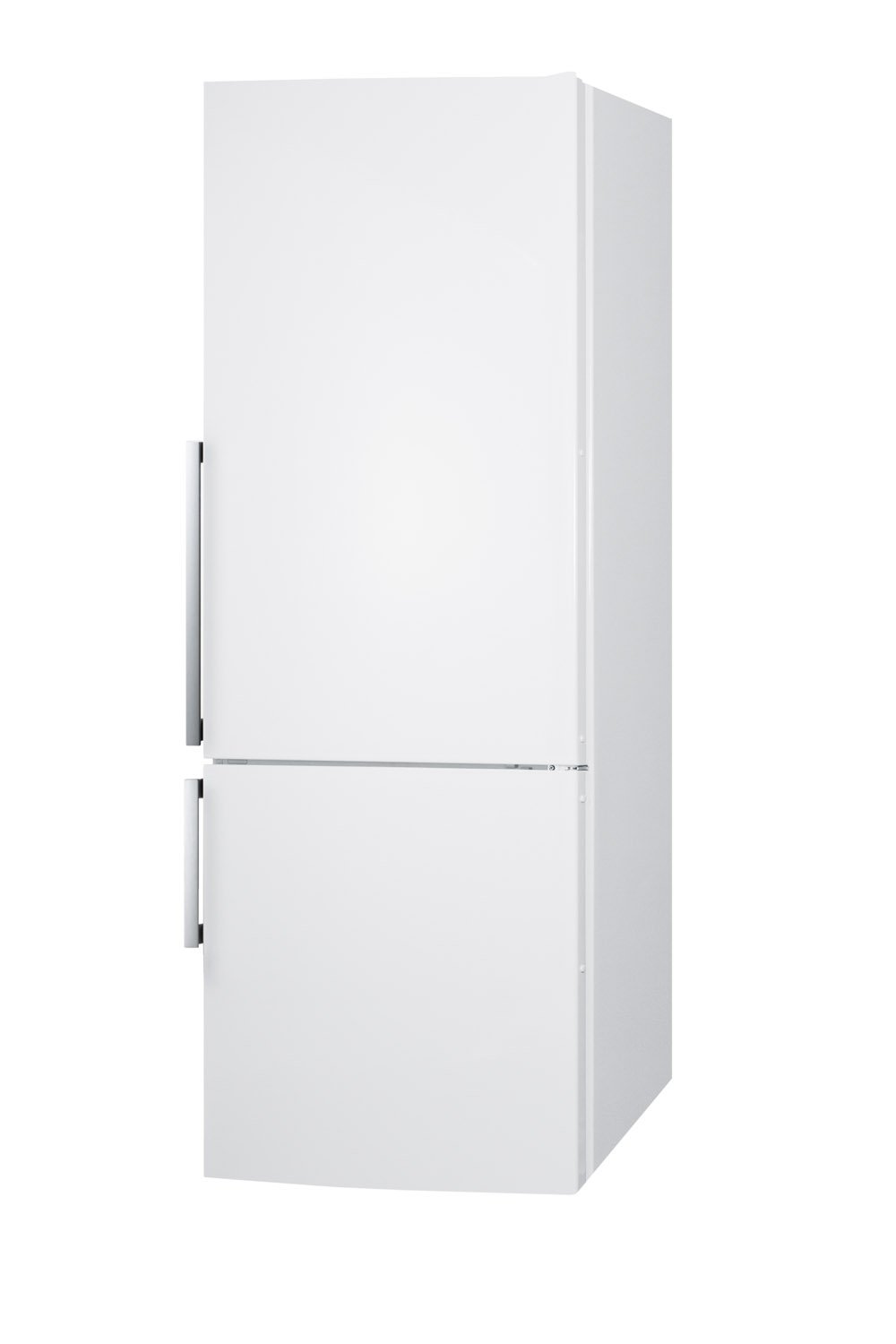 SUMMIT 28 in. Counter-Depth Bottom Freezer Refrigerator in White (FFBF281W) 