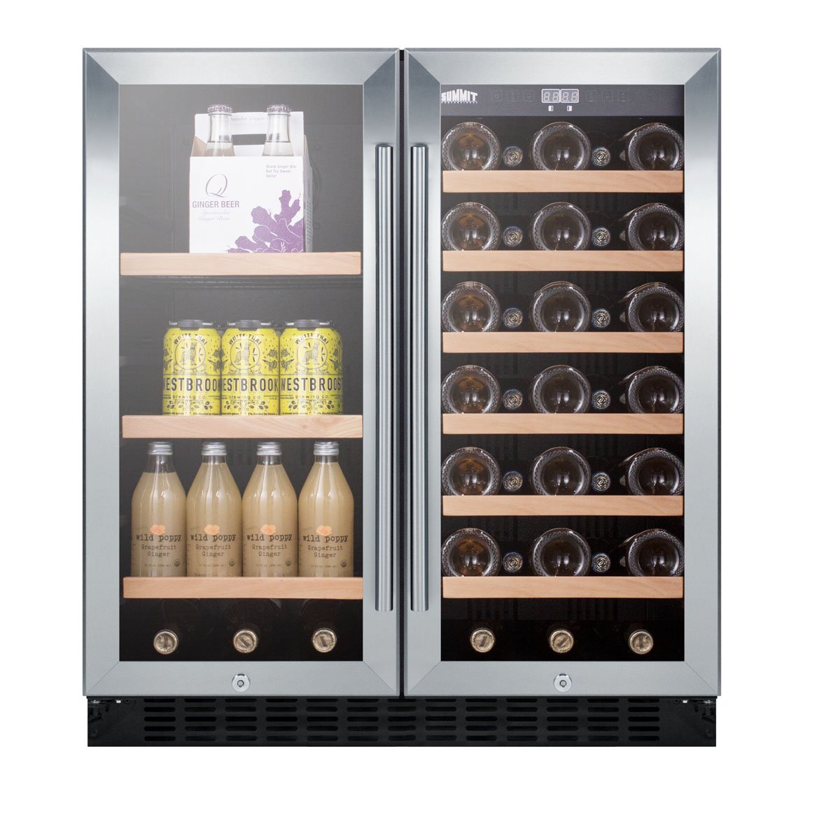 SUMMIT 30 in. Built-In Wine/Beverage Center (SWBV3071) 