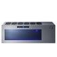 SUMMIT 36 in. 12-Bottle Countertop Wine Cooler (STC12) front, closed.