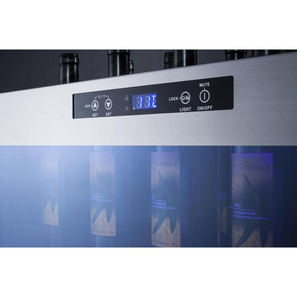 SUMMIT 36 in. 12-Bottle Countertop Wine Cooler (STC12) 