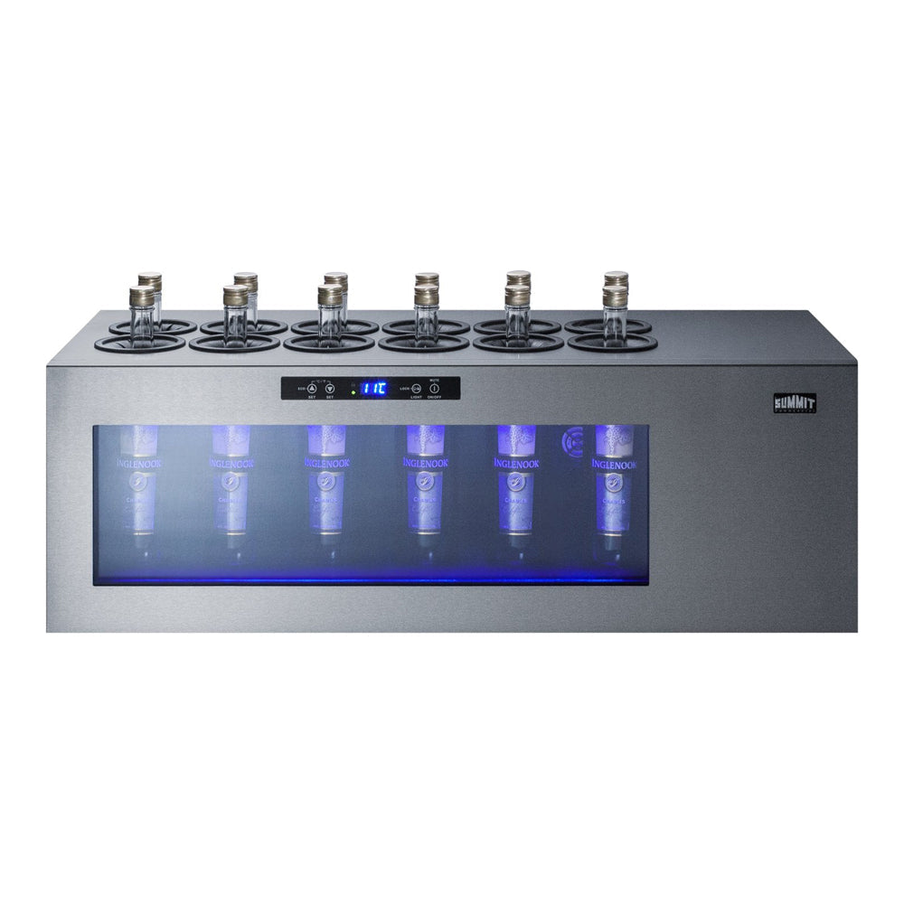 SUMMIT 36 in. 12-Bottle Countertop Wine Cooler (STC12) 