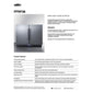 SUMMIT 36 in. Built-In Side-by-Side Refrigerator-Freezer (FFRF36) 