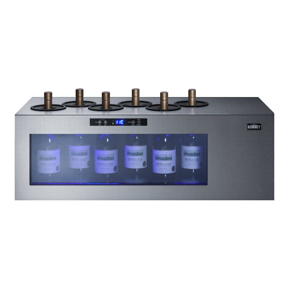 SUMMIT 36 in. Open Bottle Countertop Wine Cooler (STC6) 