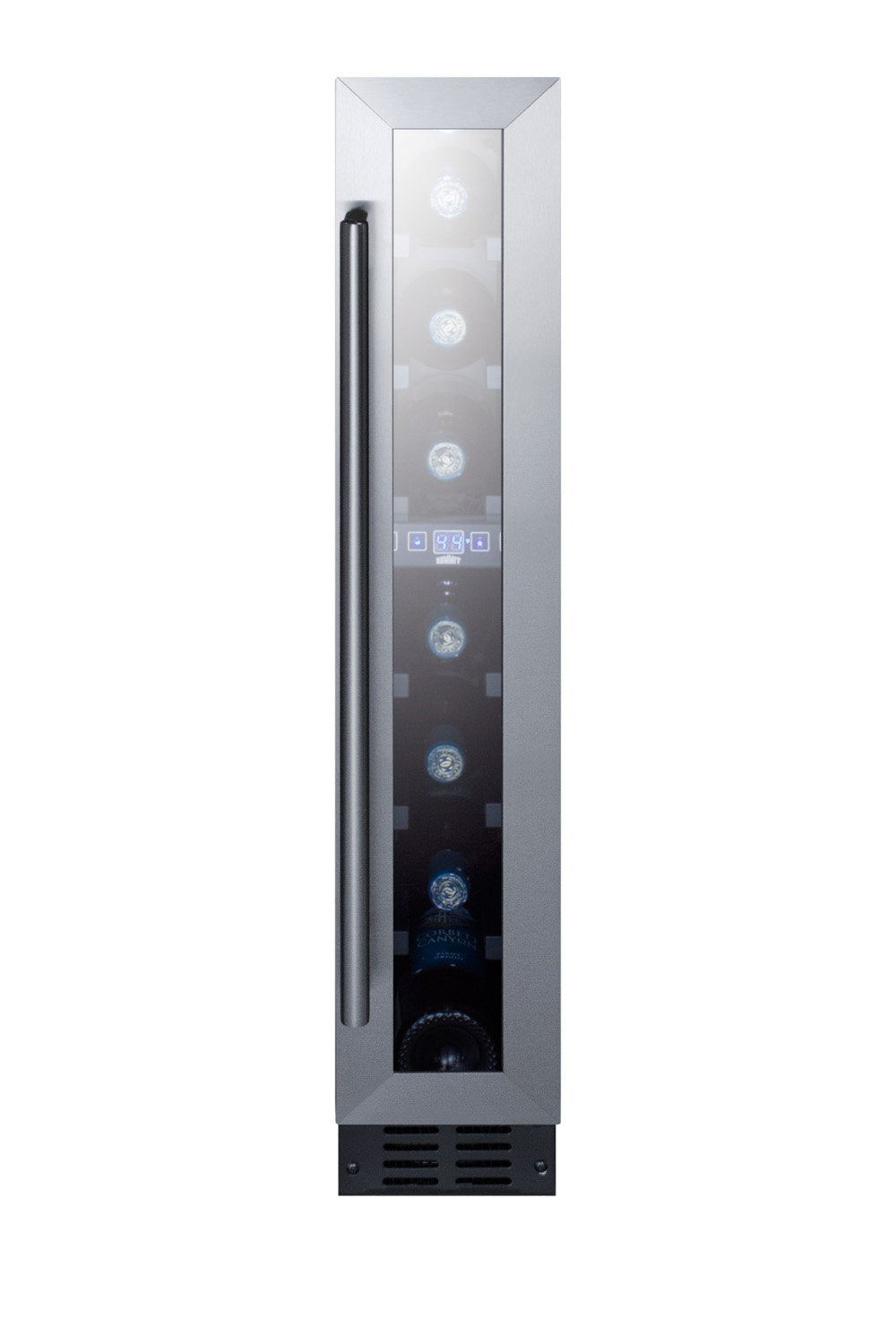 SUMMIT 6 in. Ultra Slim 7-Bottle Built-In Wine Cellar (SWC007) 