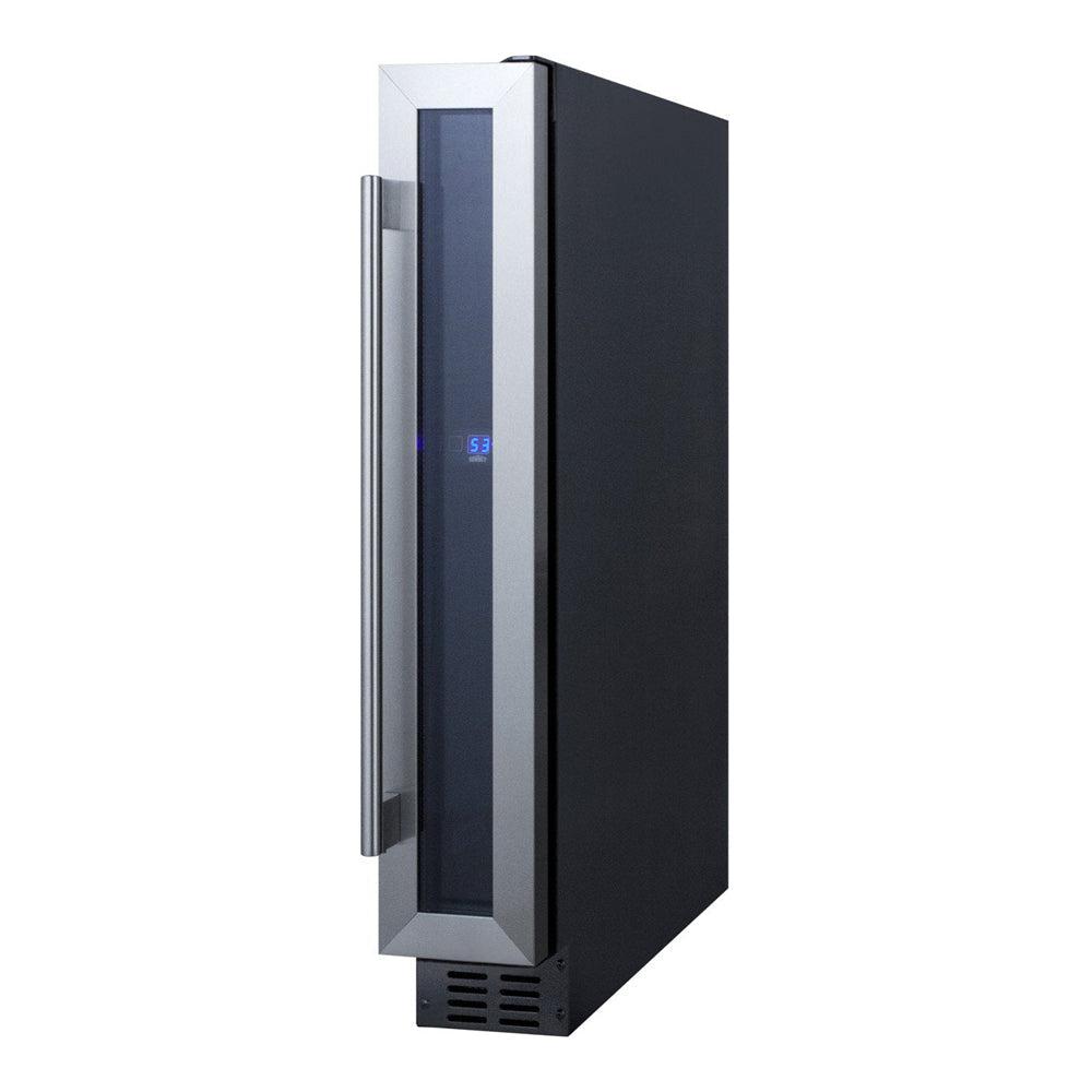 SUMMIT 6 in. Ultra Slim 7-Bottle Built-In Wine Cellar (SWC007) 