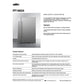 SUMMIT Shallow Depth 24 in. Built-In All-Refrigerator With Slide-Out Storage Compartment (FF19524) 