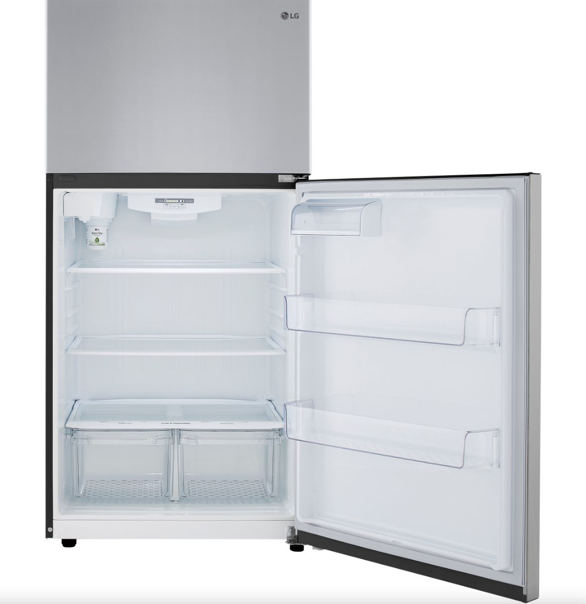 LG 33 Inch Top Freezer Refrigerator in Stainless Steel 24 Cu. Ft. (LRTLS2403S)