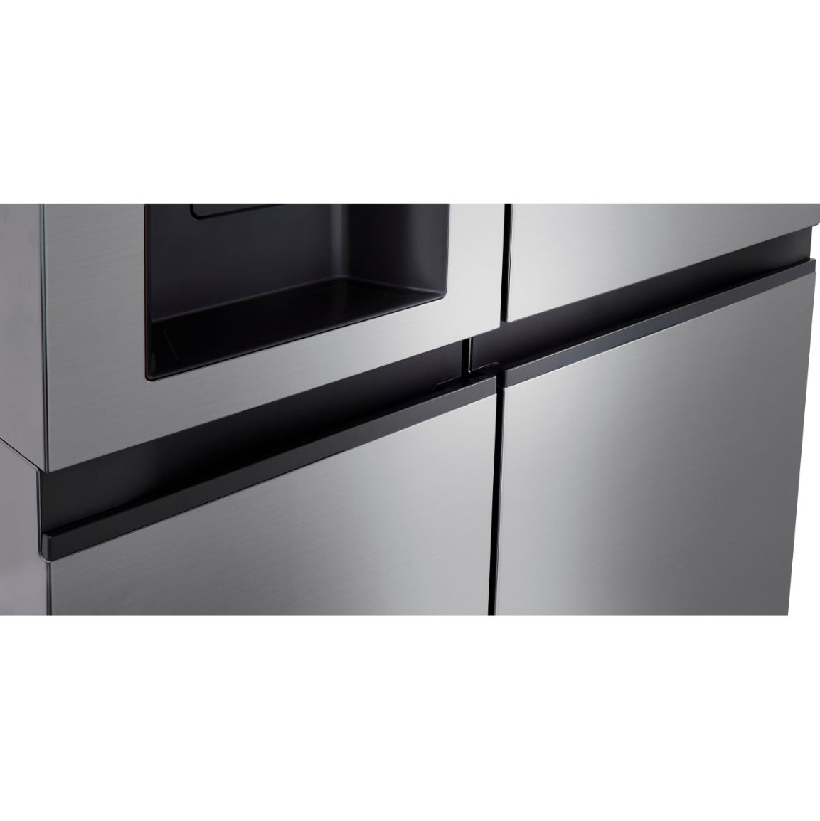 LG 36 Inch Side-by-Side Refrigerator in Stainless Steel Look 27 Cu. Ft. (LRSXS2706V)