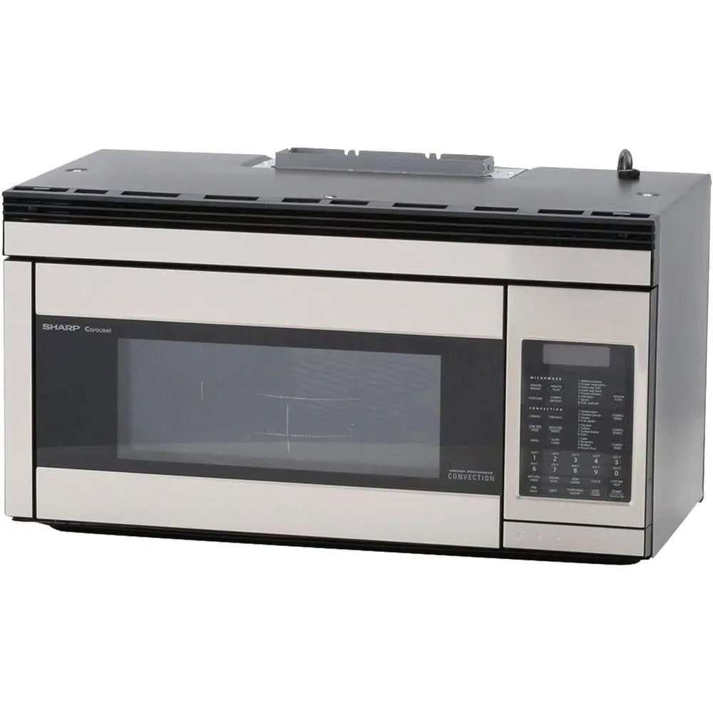 Sharp 1.1 cu. ft. 850W 30 in. Over-the-Range Convection Microwave in Stainless Steel (R1874T) 