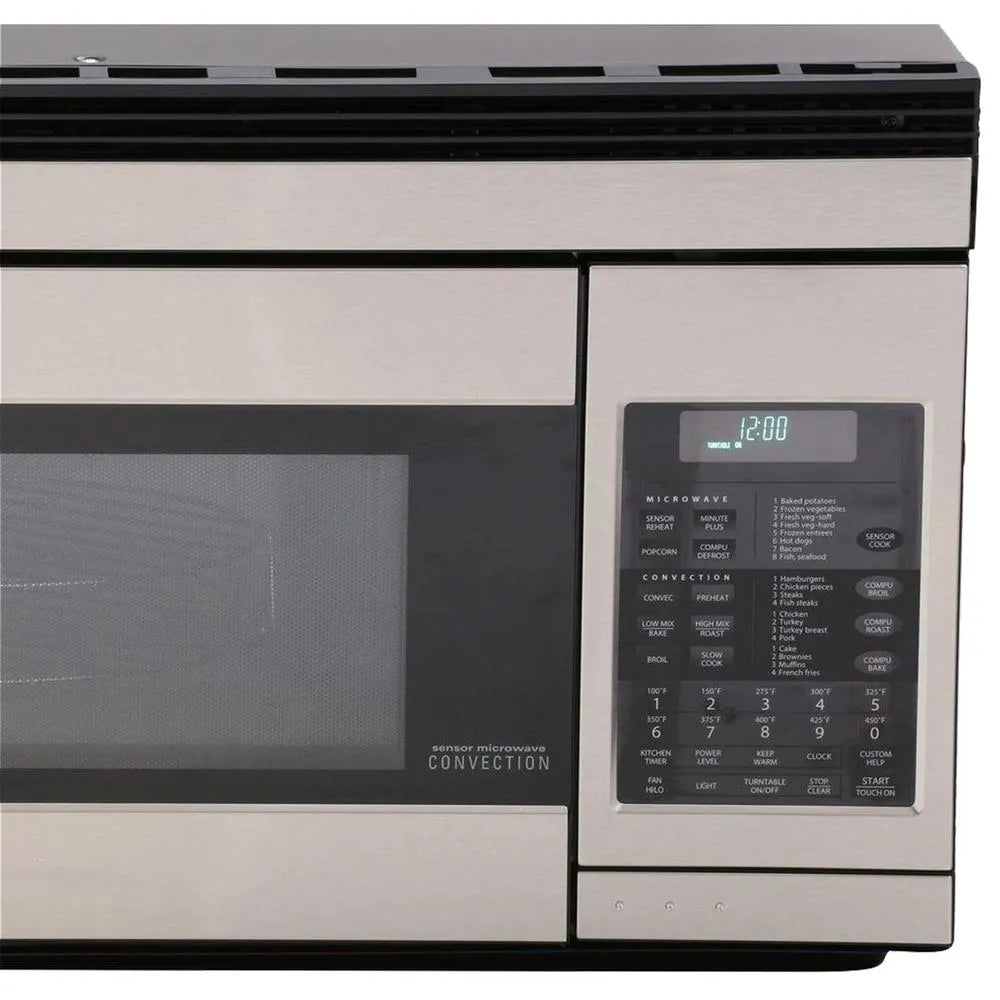 Sharp 1.1 cu. ft. 850W 30 in. Over-the-Range Convection Microwave in Stainless Steel (R1874T) 