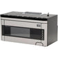 Sharp 1.5 cu. ft. 1000W 30 in. Over-the-Range Microwave Oven with Concealed Control Panel in Stainless Steel (R1514T) 