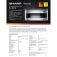 Sharp 1.5 cu. ft. 1000W 30 in. Over-the-Range Microwave Oven with Concealed Control Panel in Stainless Steel (R1514T) 