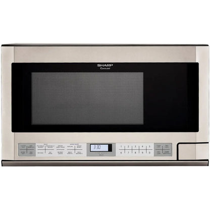 Sharp 1.5 cu. ft. 1100W 24 in. Over-the-Counter Microwave in Stainless Steel (R1214T) 