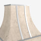 Hoodsly Curved Wall Mount Wooden Range Hood with Steel Strapping and Size and Color Options