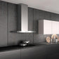 Faber Stilo Wall Mount Range Hood with Size Options in Stainless Steel