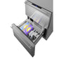 Summit 24 in. 2-Drawer Refrigerator-Freezer (SPRF34D) 