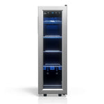TCL 10 in. 33 Can 1.24 Cu. Ft. Compact Freestanding Beverage Cooler with Glass Door (TRV033FAS)