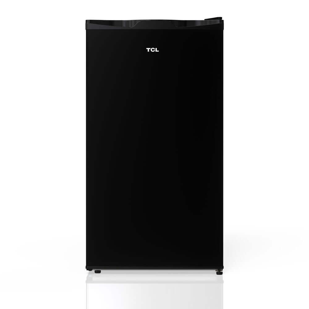 TCL 18 in. 3.1 Cu. Ft. Compact Single Door Mini Fridge in Black (TRM31S4AB)
