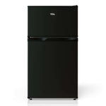 TCL 18 in. 3.1 Cu. Ft. Compact Top Freezer Mini Fridge in Black (TRM31D4AB)