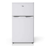 TCL 18 in. 3.1 Cu. Ft. Compact Top Freezer Mini Fridge in White (TRM31D4AW)