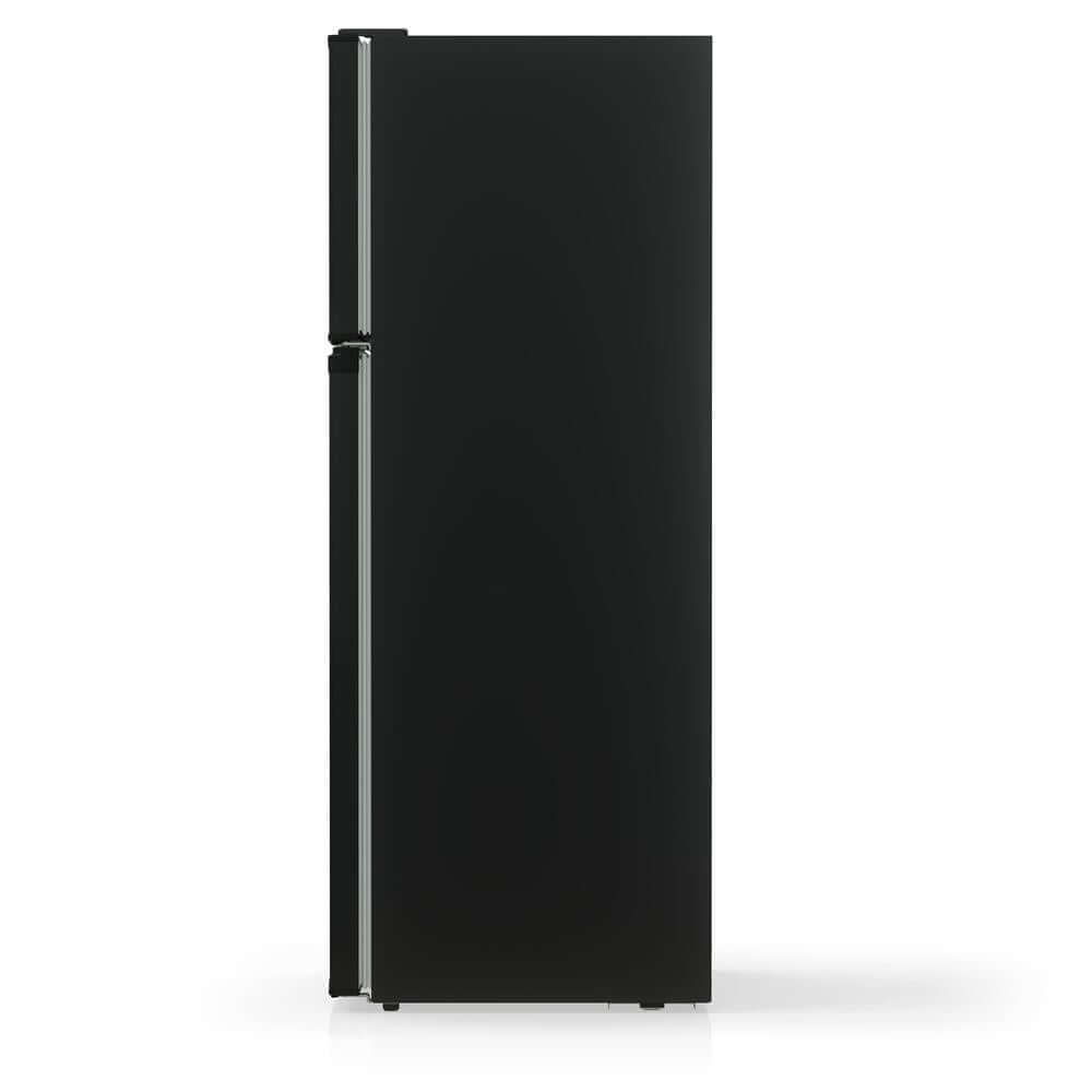 TCL 18 in. 4.7 Cu. Ft. Compact Top Freezer Mini Fridge in Black (TRM47D5AB) reverse side.