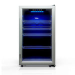 TCL 20 in. 132 Can 4.24 Cu. Ft. Beverage Cooler with Stainless Steel Glass Door (TRV132FAS)