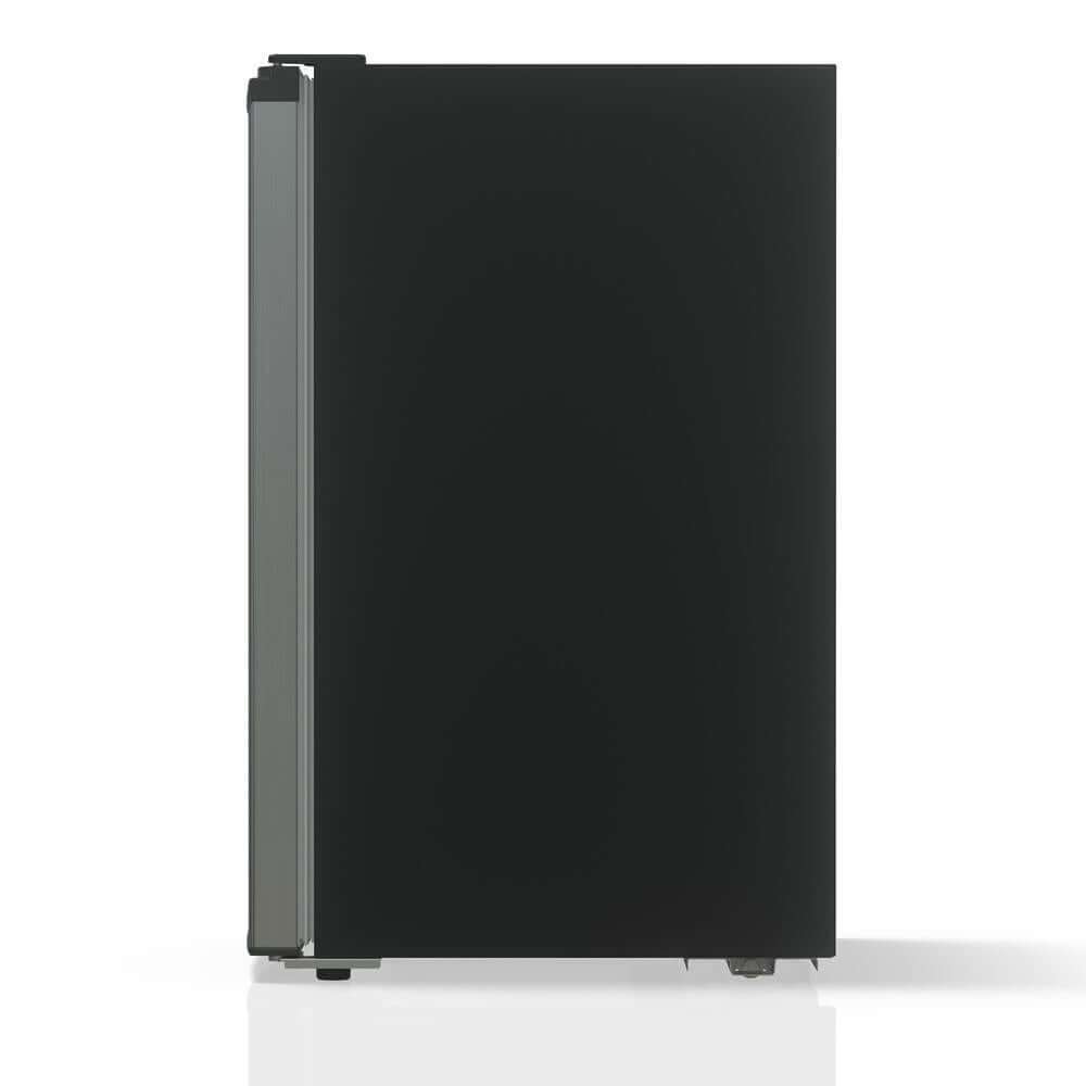 TCL 21 in. 4.5 Cu. Ft. Compact Single Door Mini Fridge in Silver (TRM45S4AV) reverse cabinet side.