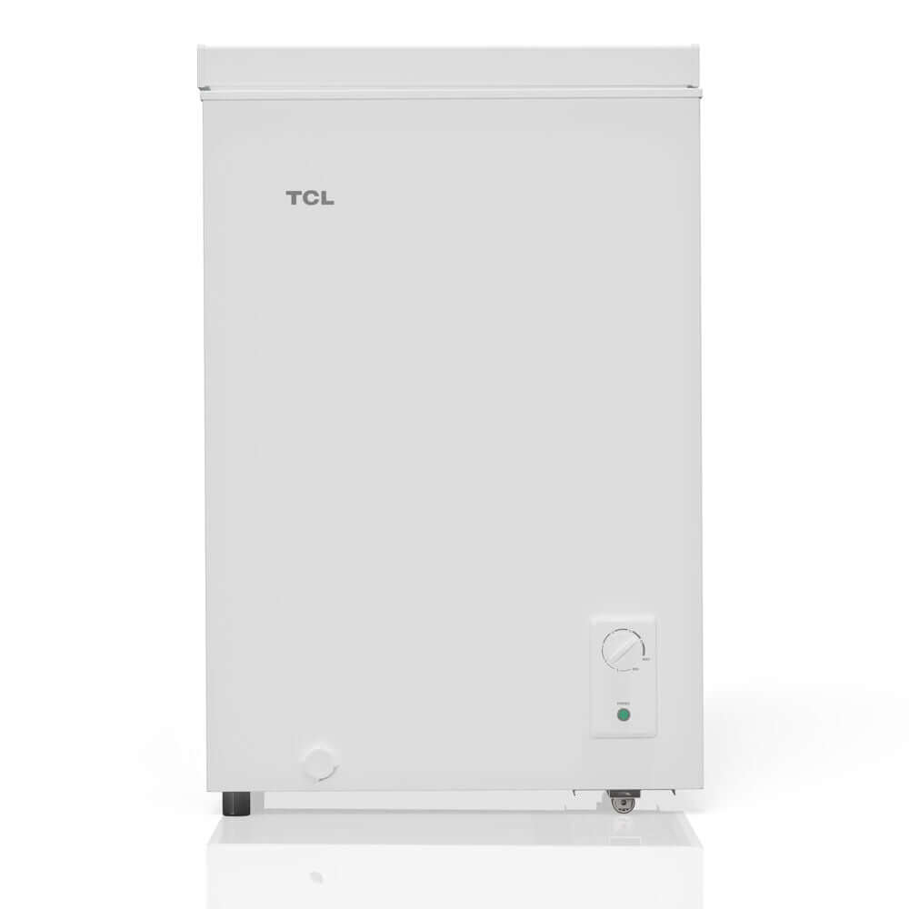 TCL 22 in. 3.4 Cu. Ft. Compact Freestanding Chest Freezer in White (TRC04M3AW)