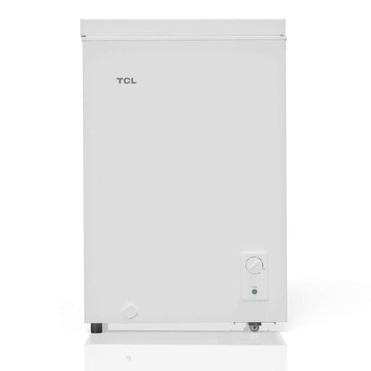 TCL 22 in. 3.4 Cu. Ft. Compact Freestanding Chest Freezer in White (TRC04M3AW)