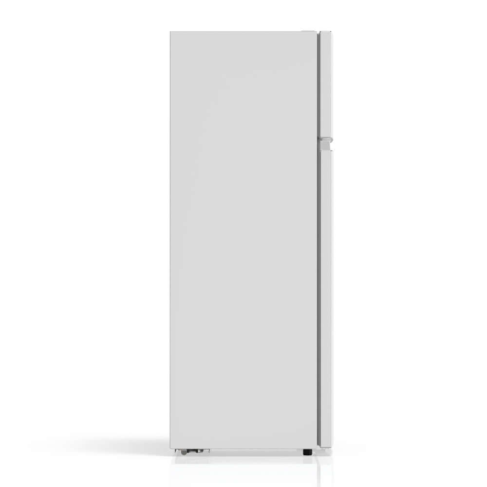 TCL 22 in. 7.3 Cu. Ft. Compact Top Freezer Refrigerator in White (TRT07T4AW) side.