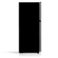 TCL 24 in. 10.1 Cu. Ft. Top Freezer Refrigerator in Silver (TRT10T4AL) side.