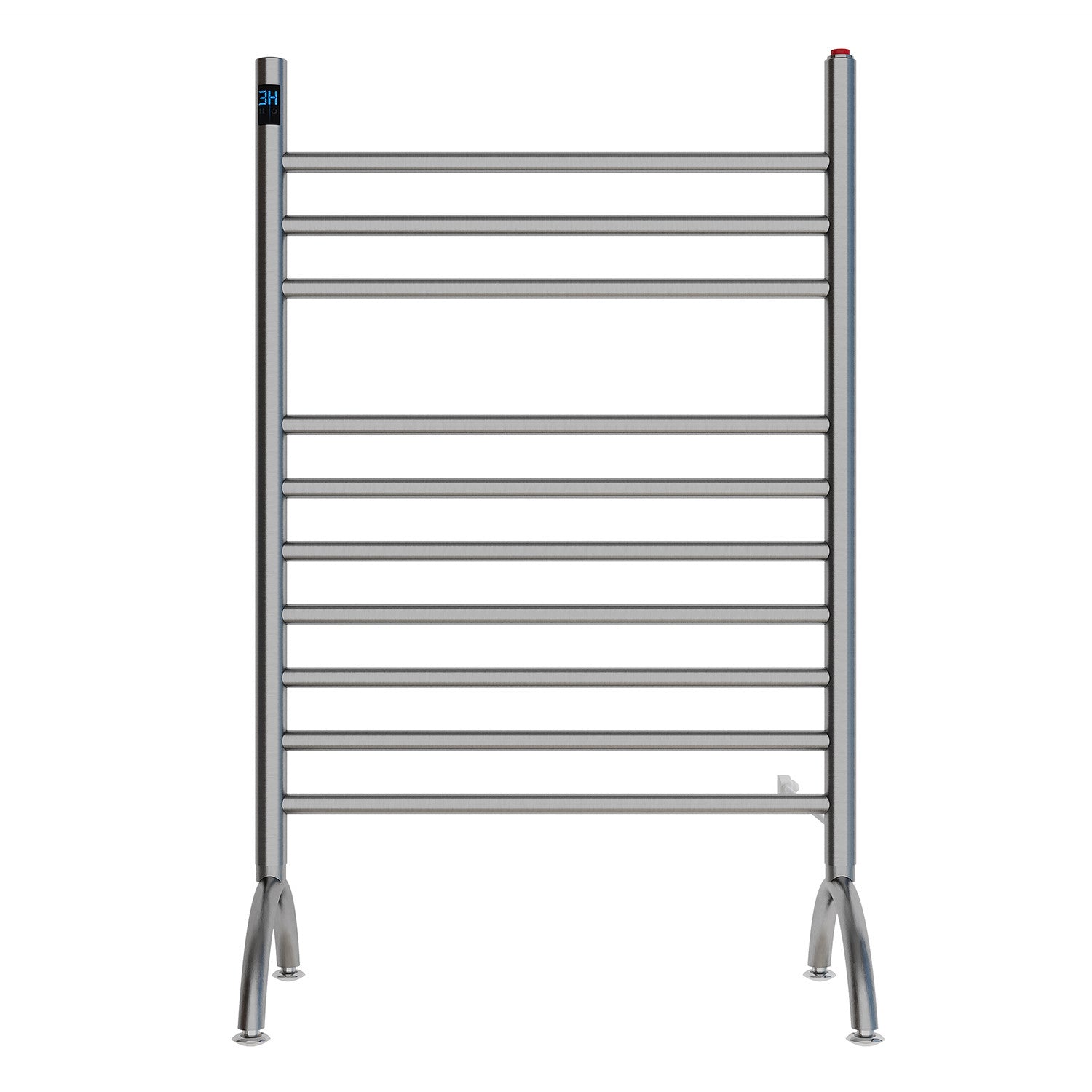 Kingston Brass Templeton Freestanding Plug-In Towel Warmer Brushed Nickel