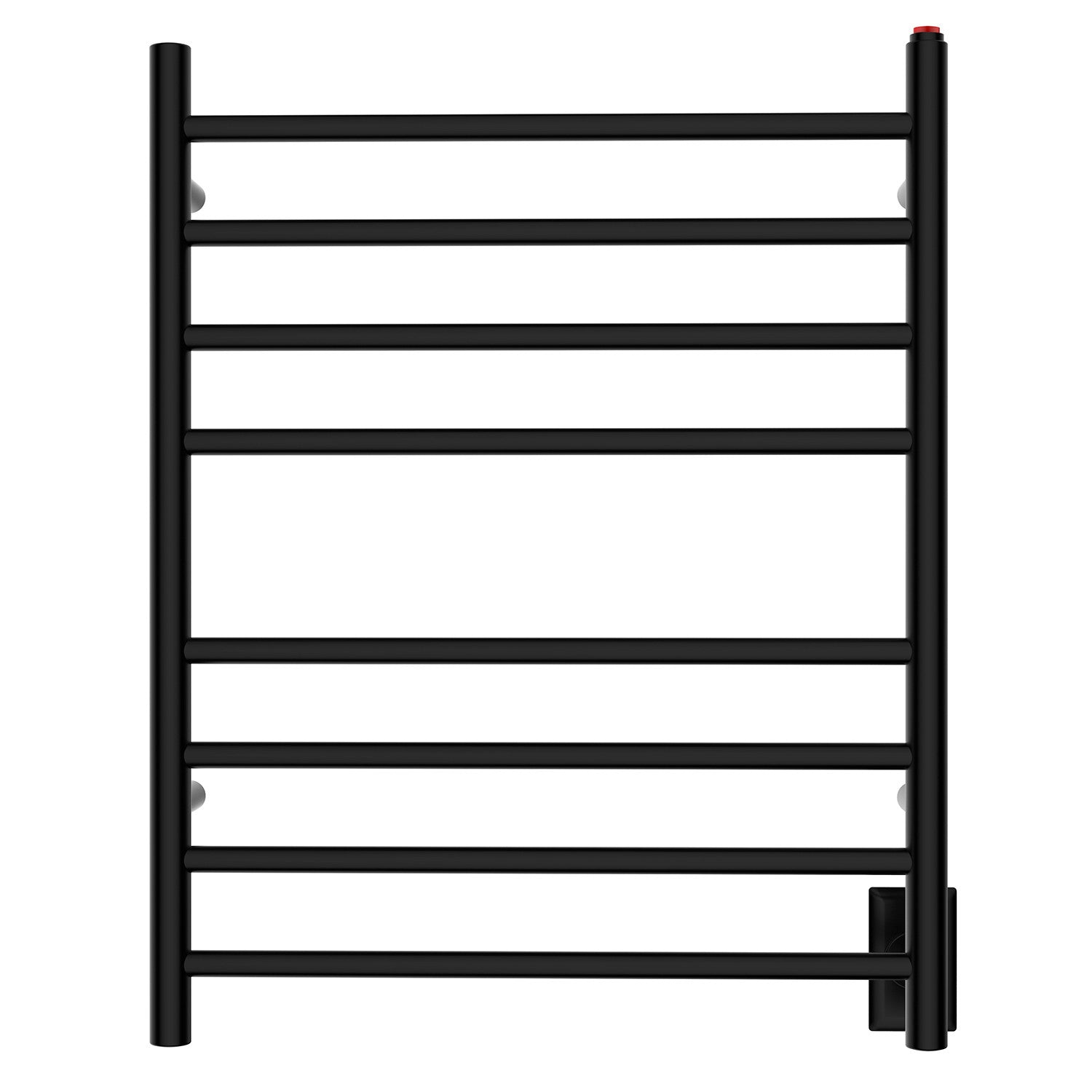 Kingston Brass Templeton Wall Mount Hardwired or Plug-In Towel Warmer Matte Black