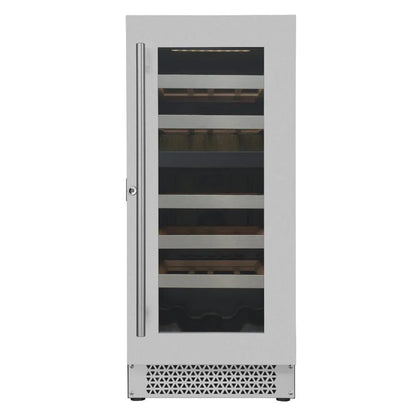 Cavavin Vinoa Collection - 15 in. Wine Cooler in Stainless Steel - 24 Bottle (V-024WDZ)